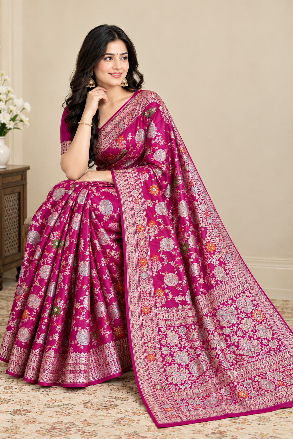 Diwali Special Saree thumbnail 3