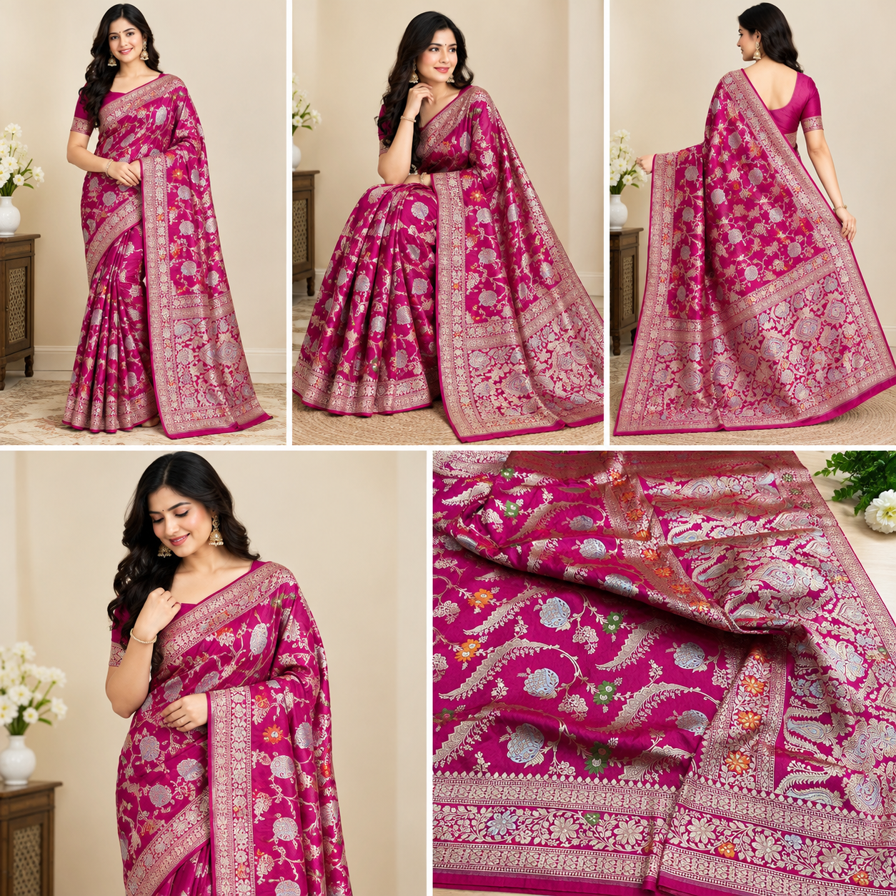 Diwali Special Saree thumbnail 4