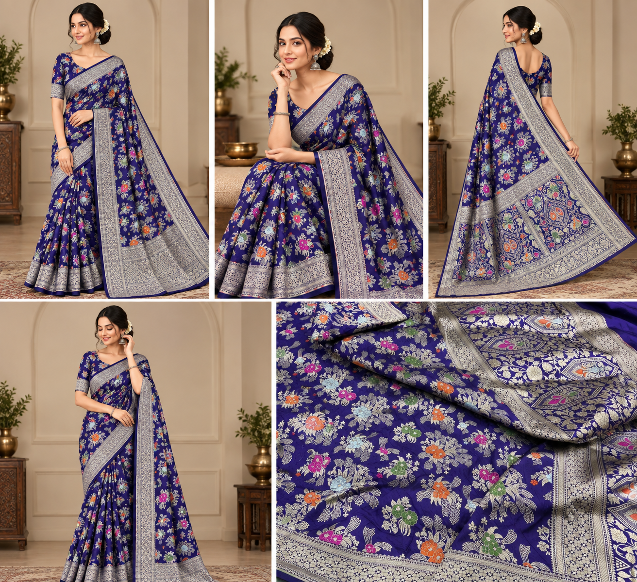 Pure Silk Heritage Saree thumbnail 2